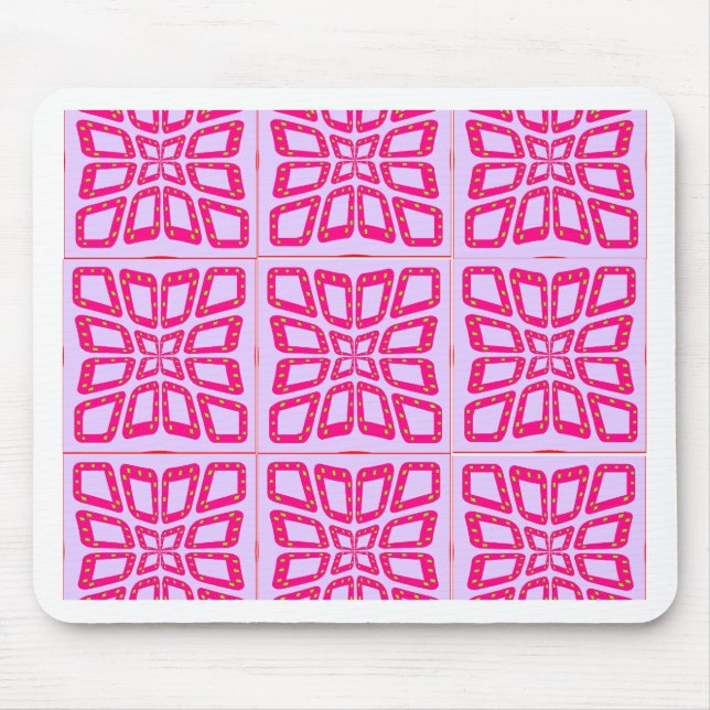 Tapis De Souris Pointeurs PSG Pinched Carreaux. (Devant)