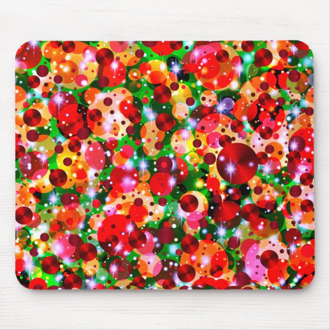 Tapis De Souris Points de fête 2-Computer Mousepad (Devant)
