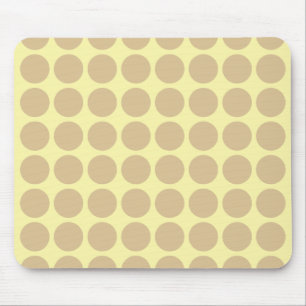 Tapis De Souris Points neutres en crème blonde