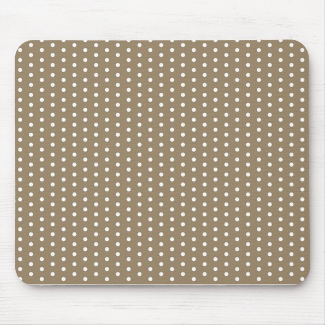 Tapis De Souris points noirs polka dots pointillés tup (Devant)