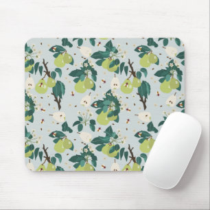 Tapis De Souris Poires & Abeilles dans une cuisine de jardin flora