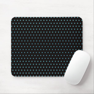 Tapis De Souris Pois Aqua en noir