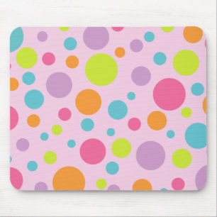 Tapis De Souris Pois coloré Mousepad