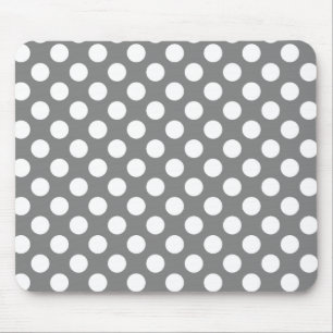 Tapis De Souris Pois gris foncé