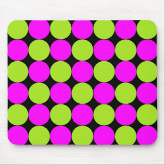 Tapis De Souris Pois Hot Pink & Lime