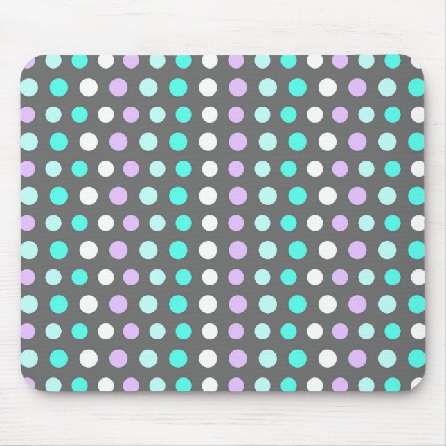 Tapis De Souris Pois - Mousepad gris (Devant)
