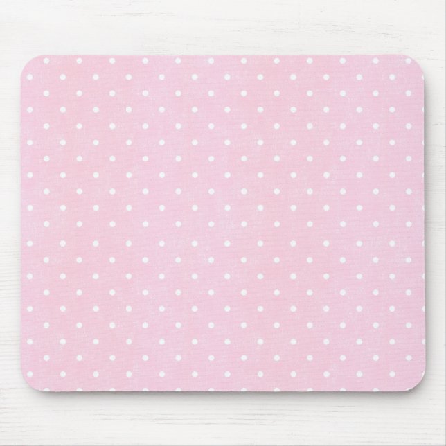 Tapis De Souris Pois rose (Devant)