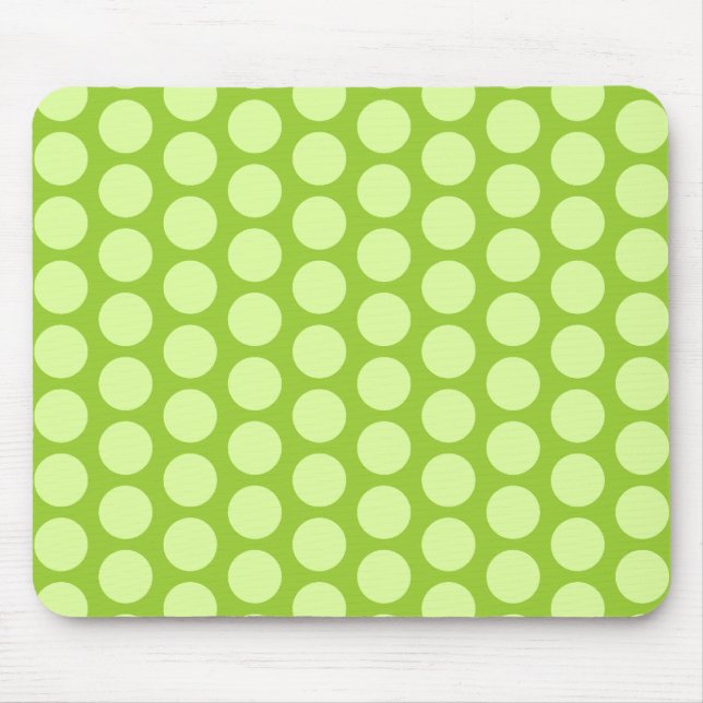 Tapis De Souris Pois vert pâle (Devant)