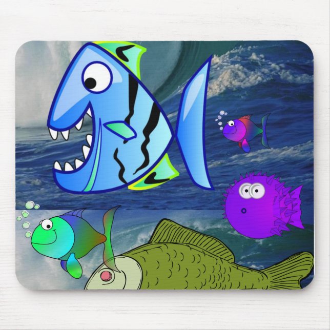 Tapis De Souris Poisson de Mousepad (Devant)
