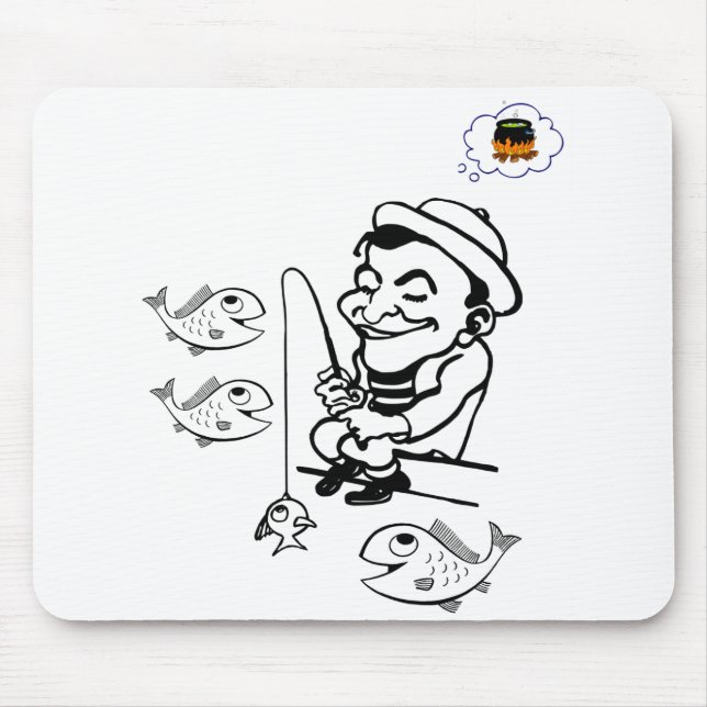 Tapis De Souris Poisson de Mousepad (Devant)