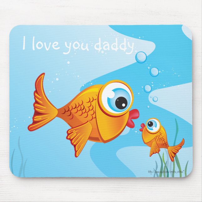 Tapis De Souris Poisson - Olive & Pickle :: (Devant)