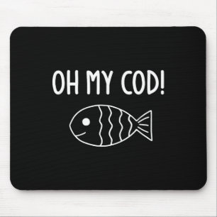 Tapis De Souris Poissons Puns, Oh Mon Morceau, Drôle, Blagues, Sar