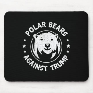 Tapis De Souris Polar Bears Against Trump Shirt I Save Polar Bear 