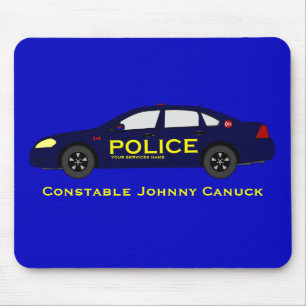 Tapis De Souris Police Mousepad - Canada