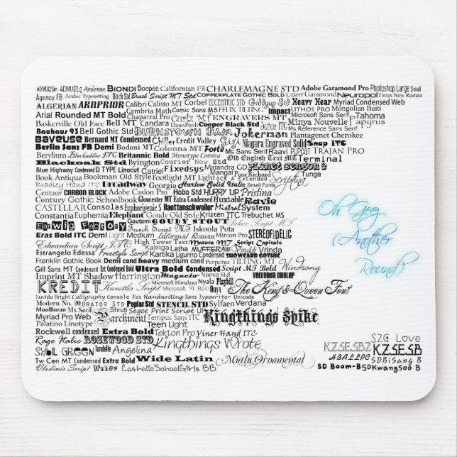Tapis De Souris Polices 2 (Devant)