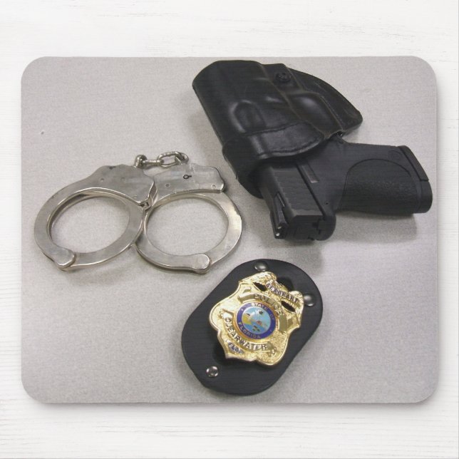 Tapis De Souris Policier (Devant)