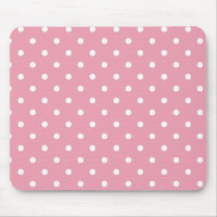 Polka rose Rose Dot Mousepad