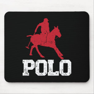 Tapis De Souris Polo Joueurs Horseback équitation Cheval Equestre