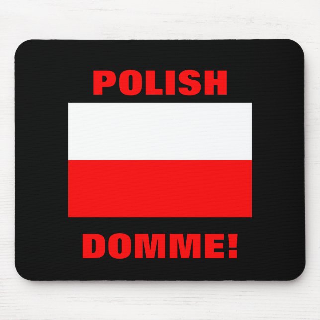TAPIS DE SOURIS POLONAIS DOMME ! (Devant)