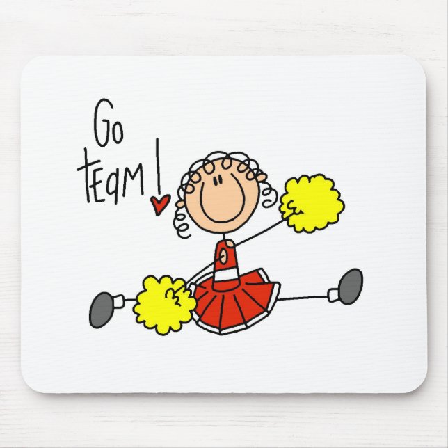 Tapis De Souris Pom-pom girl rouge (Devant)