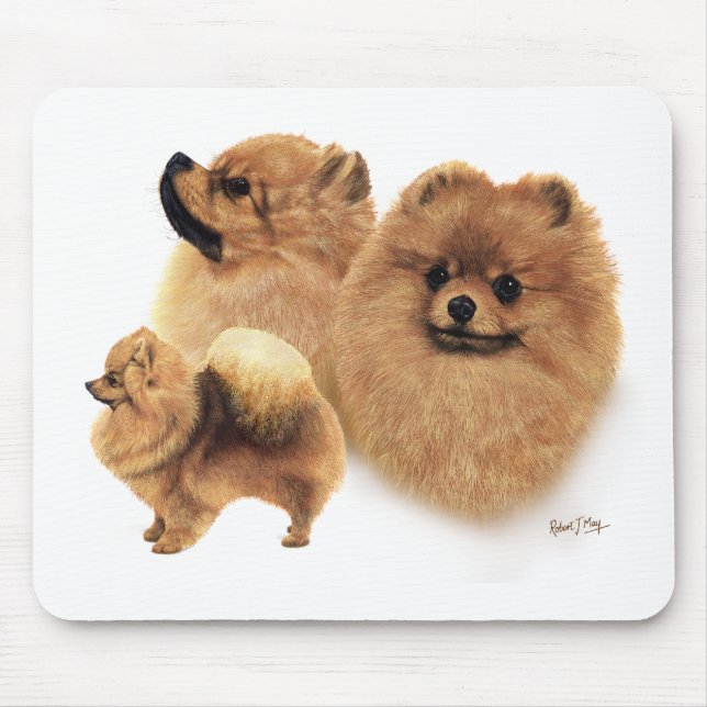 Tapis De Souris Pomeranian (Devant)