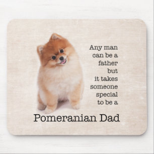 Tapis De Souris Pomeranian Papa Mousepad