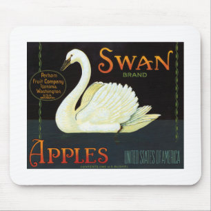 Tapis De Souris Pommes de marque de cygne