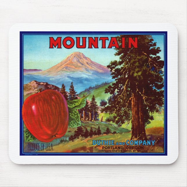 Tapis De Souris Pommes de montagne (Devant)