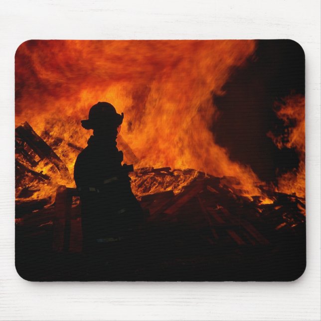 Tapis De Souris Pompier Mousepad (Devant)