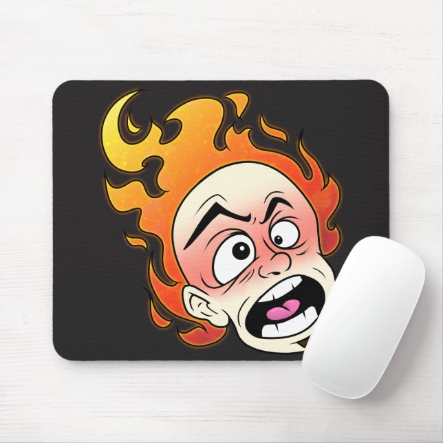 Tapis De Souris Pompier Scovillelicic Mousepad (Avec souris)