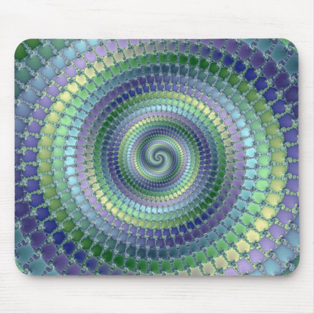 Tapis De Souris Pondering - Fractal (Devant)