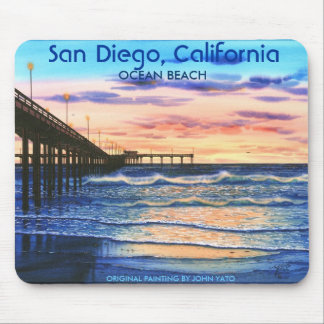 Tapis De Souris PONT à SUNSET-T, San Diego, la Californie, ORIG…