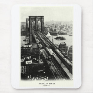 Tapis De Souris Pont Brooklyn 1900