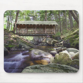 Tapis De Souris Pont couvert dans l'Adirondacks