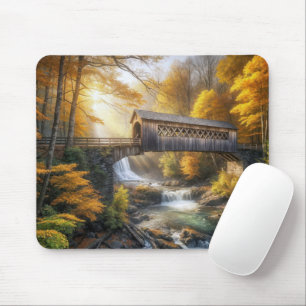 Tapis De Souris Pont couvert en bois