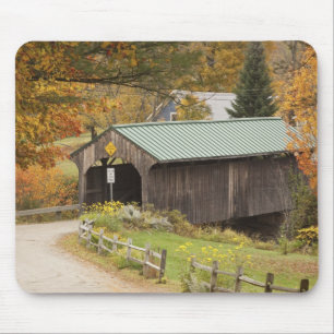 Tapis De Souris Pont couvert, Vermont, États-Unis