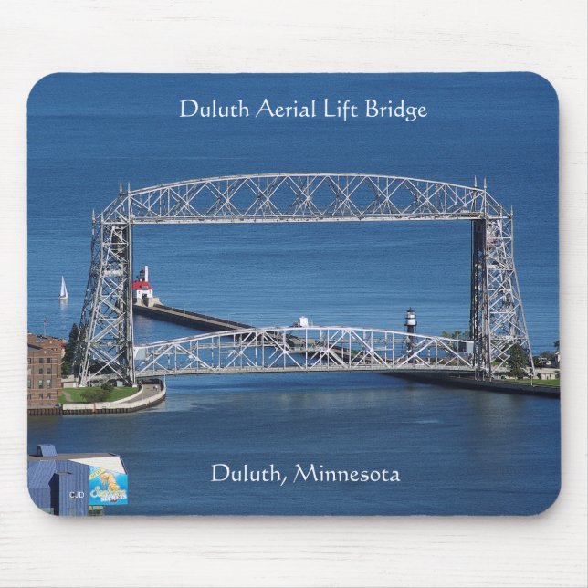 Tapis De Souris Pont de levage aérien de Duluth (Devant)
