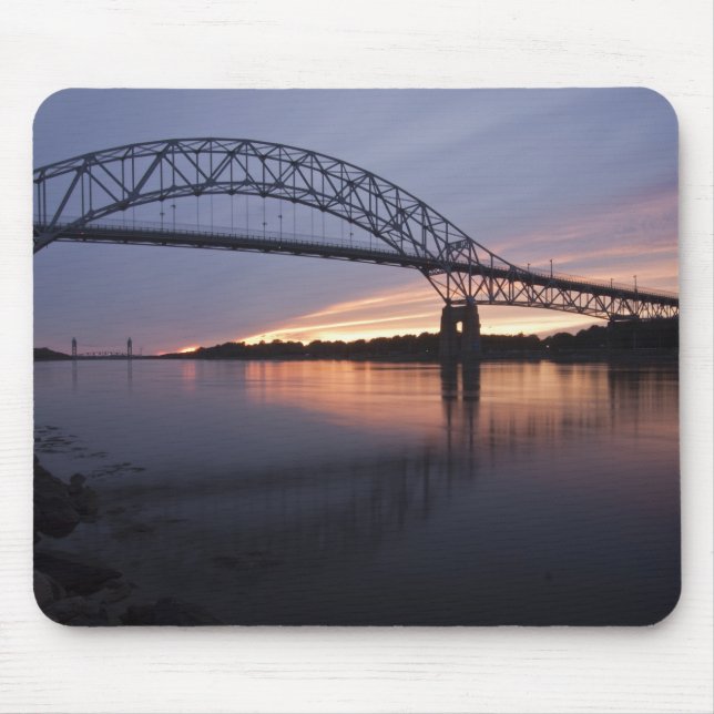 Tapis De Souris Pont de Sagamore sur le canal de Cape Cod, (Devant)