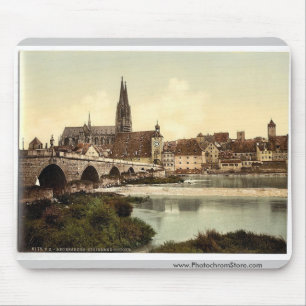 Tapis De Souris Pont en pierre (c.-à-d. Steinerne Brucke) et