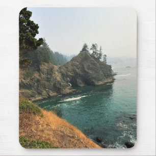 Tapis De Souris Pont naturel, Thunder Rock Cove, Oregon