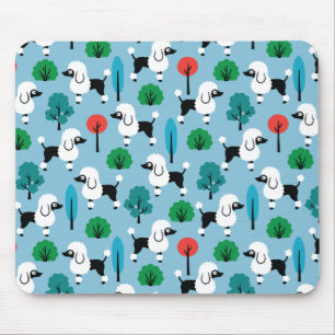 Tapis De Souris Poodle dans le parc