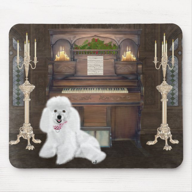 Tapis De Souris Poodles Rock ! Mousepad (Devant)