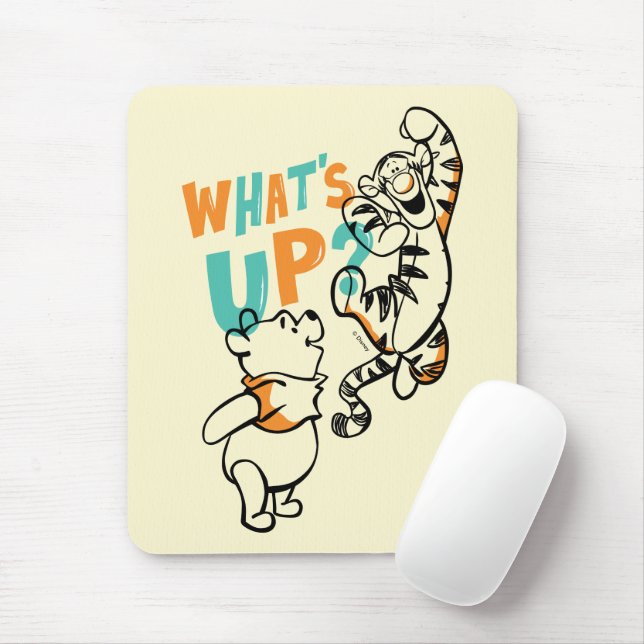 Tapis De Souris Pooh et Tigger What's Up ? (Avec souris)