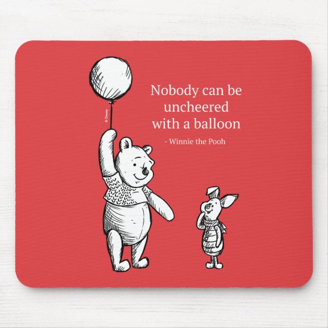 Tapis De Souris Pooh & Piglet | Personne ne peut être déjoué (Devant)