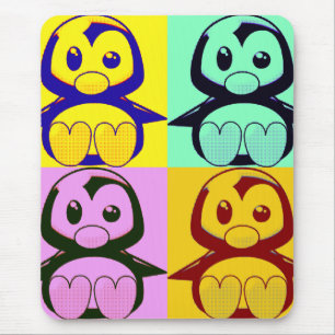 Tapis de souris Pop Art Little Tux