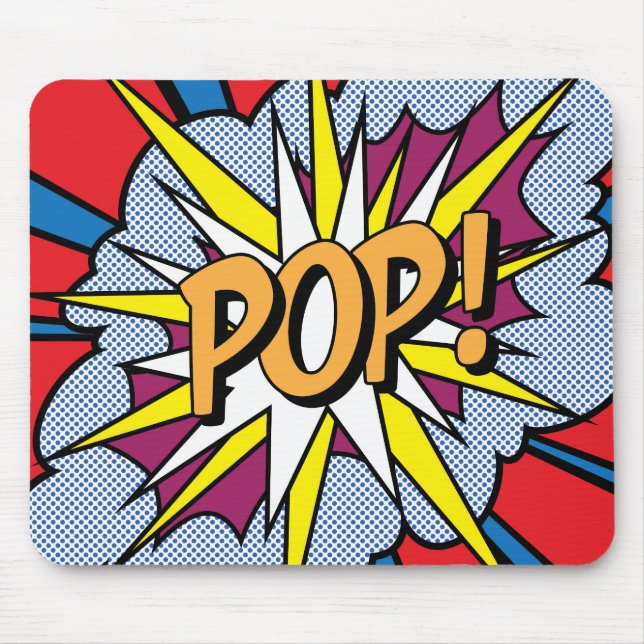 Tapis De Souris Pop Art Mousepad (Devant)