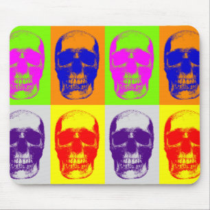Tapis De Souris Pop Art Skull