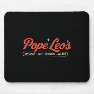 Tapis De Souris Pope Leo’s Hot Dogs Boeuf Burgers Salades 