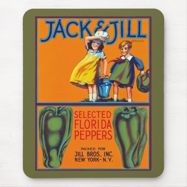 Tapis De Souris Popers Jack & Jill Florida (Devant)