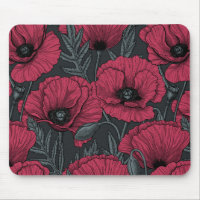 Poppies à Viva Magenta
